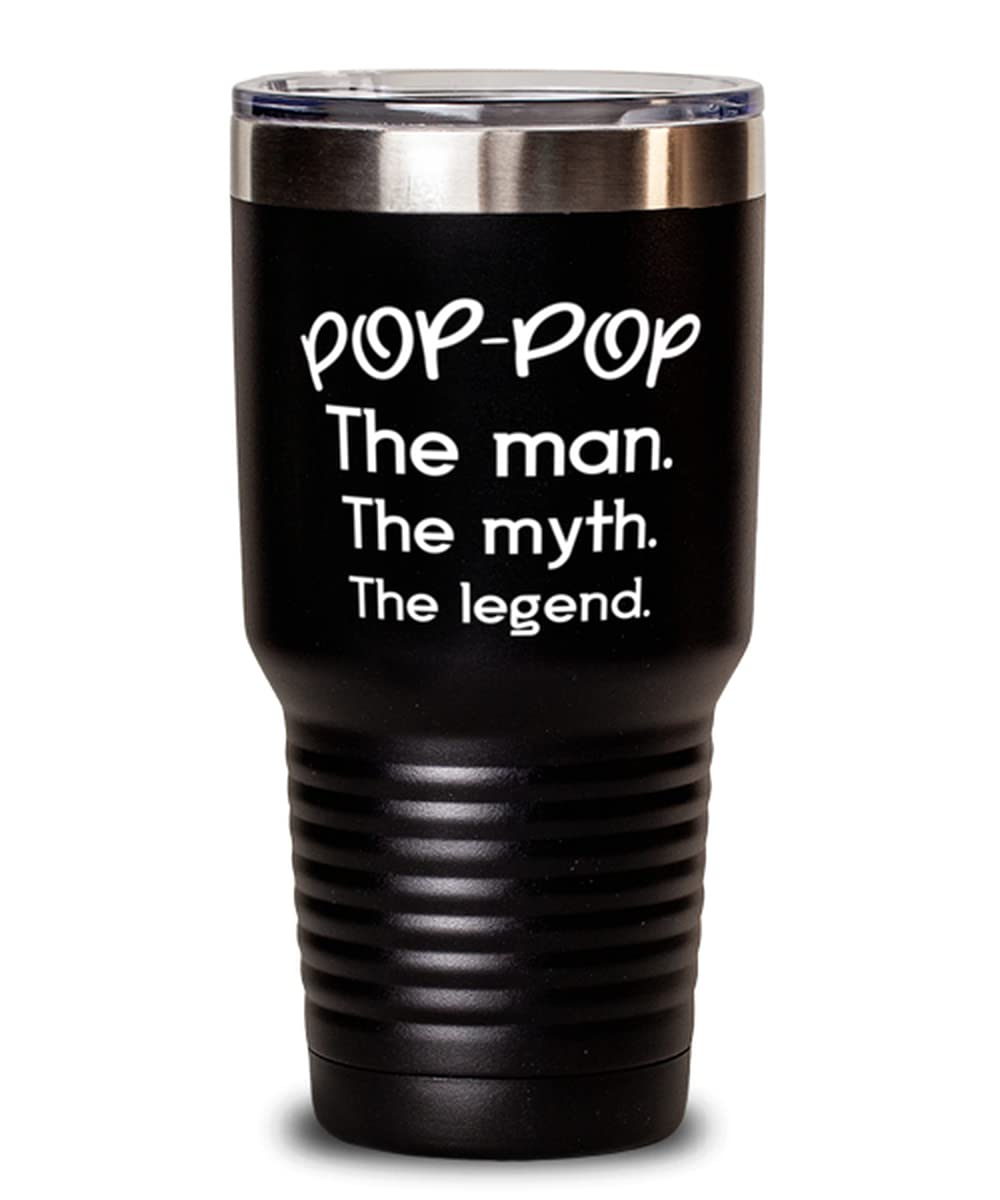30oz Dad Tumbler - Vacuum Insulated Stainless Steel Travel Mug Coffee Cup for Father's Day Gift | Perfect for Office, Camping & Road Trips