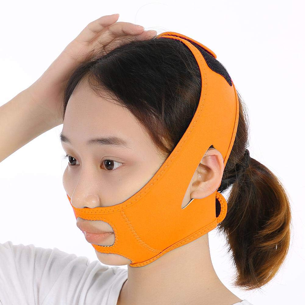 V-Shaped Slimming Face Mask for Women - Facial Lifting Strap, Chin Contour Belt, Anti-Wrinkle & Anti-Aging Skin Firming Treatment - Perfect for Daily Skincare Routine & Special Occasion Makeup Prep