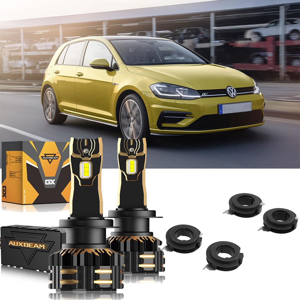 2017 Volkswagen Golf 7 (5G) Facelift H7 LED Headlight Bulbs - Super Bright White Light, Easy Installation - Perfect for Night Driving & Foggy Conditions