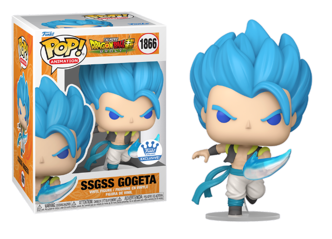 Dragon Ball Super SSGSS Gogeta Funko Pop Vinyl Figure (Chance of Chase) - Collectible Anime Toy for Fans & Display