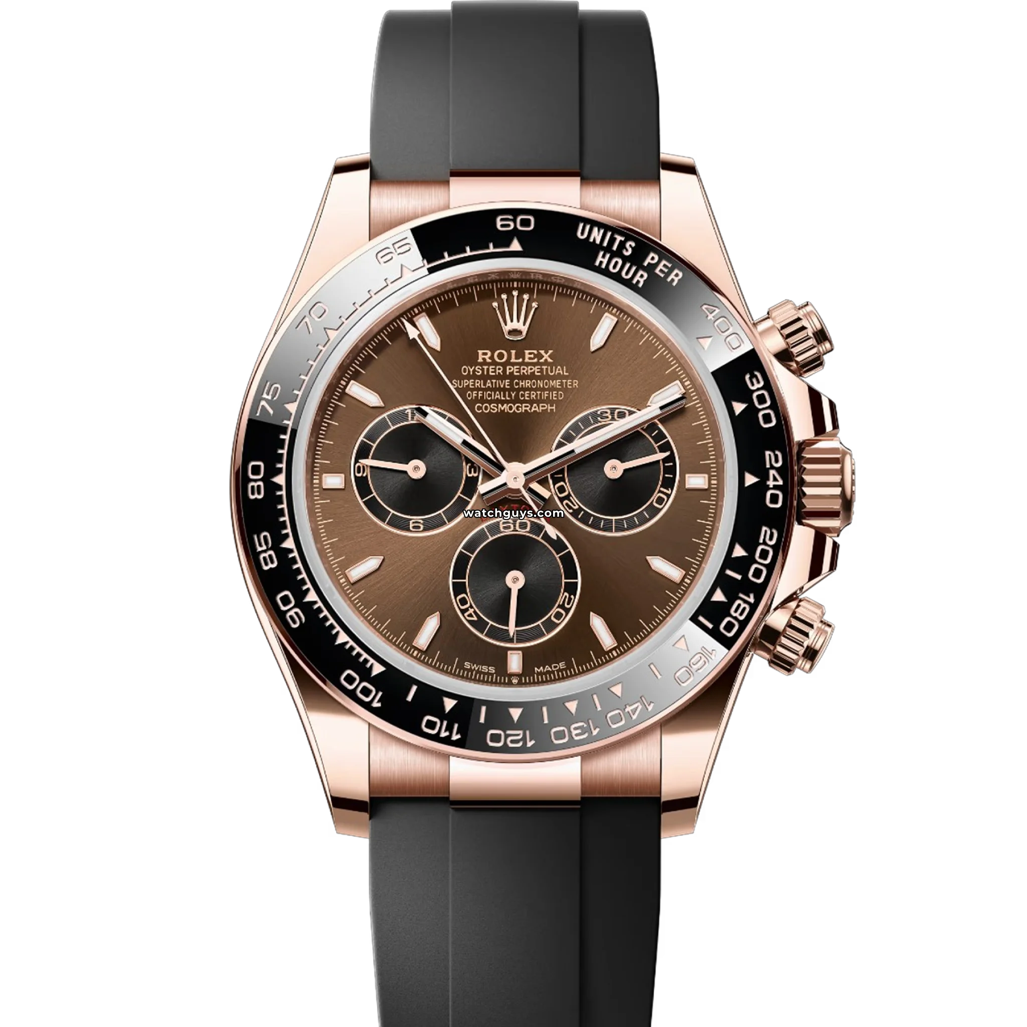 Rolex Daytona 126515LN Chocolate Oysterflex Men's Luxury Watch - Perfect for Business, Formal Events & Collectors