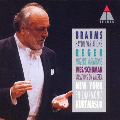 Brahms Haydn Variations & Reger Mozart Variations - Classical Music CD | Ives Schuman Variations on America | Perfect for Symphony Lovers & Music Study