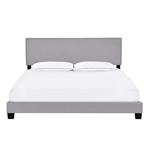 Home Queen Nail Trim One Box Bed in Glacier Gray - Premium Pet Bed for Dogs & Cats, Perfect for Living Room, Bedroom or Office