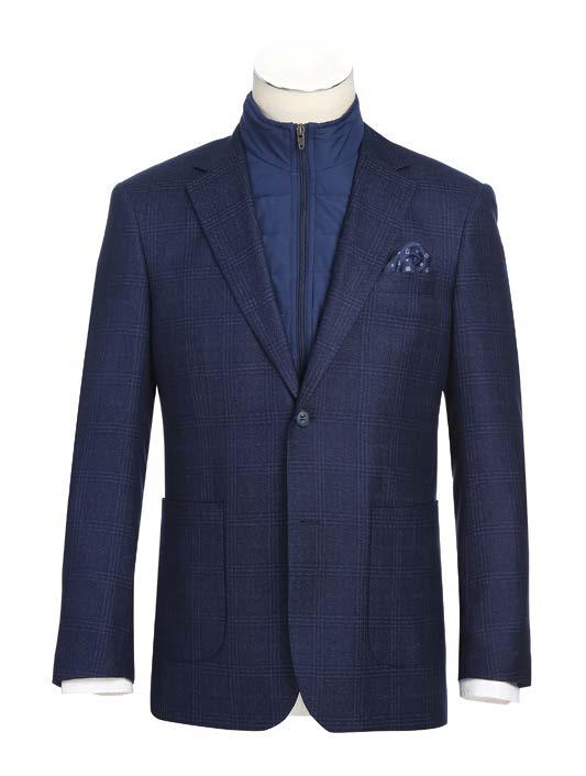 Alessandro Vitello by Renoir Slim Fit Sport Coat for Men | Premium Italian Wool Blazer | Business Casual & Formal Wear | Perfect for Office, Weddings & Special Events