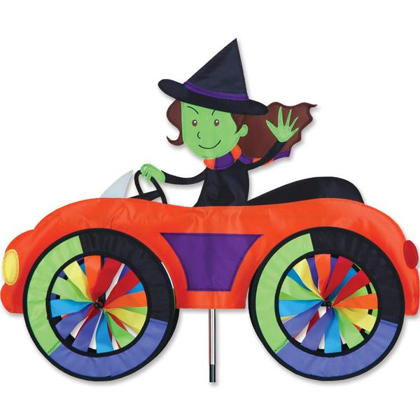 Witch Car Spinner - Fun and Unique Dashboard Decoration for Halloween & Witch-Themed Parties - Perfect for Car, Home, or Office Decor