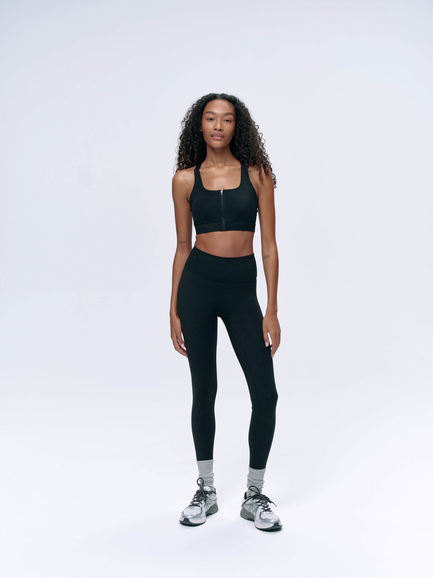 Ultimate Zip Front Sports Bra for Women - Comfortable & Supportive Black Workout Top for Running, Yoga & Gym