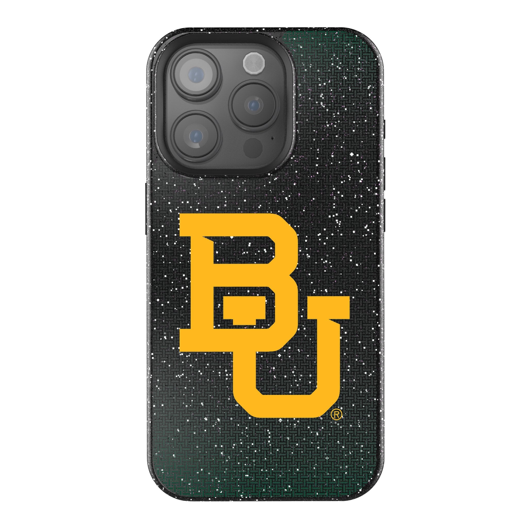 Baylor University Bears Rhinestone Bling Phone Case for Apple iPhone 14 13 12 11 Pro Max XR XS - Stylish Glitter College Team Design for School Spirit & Game Day Accessories