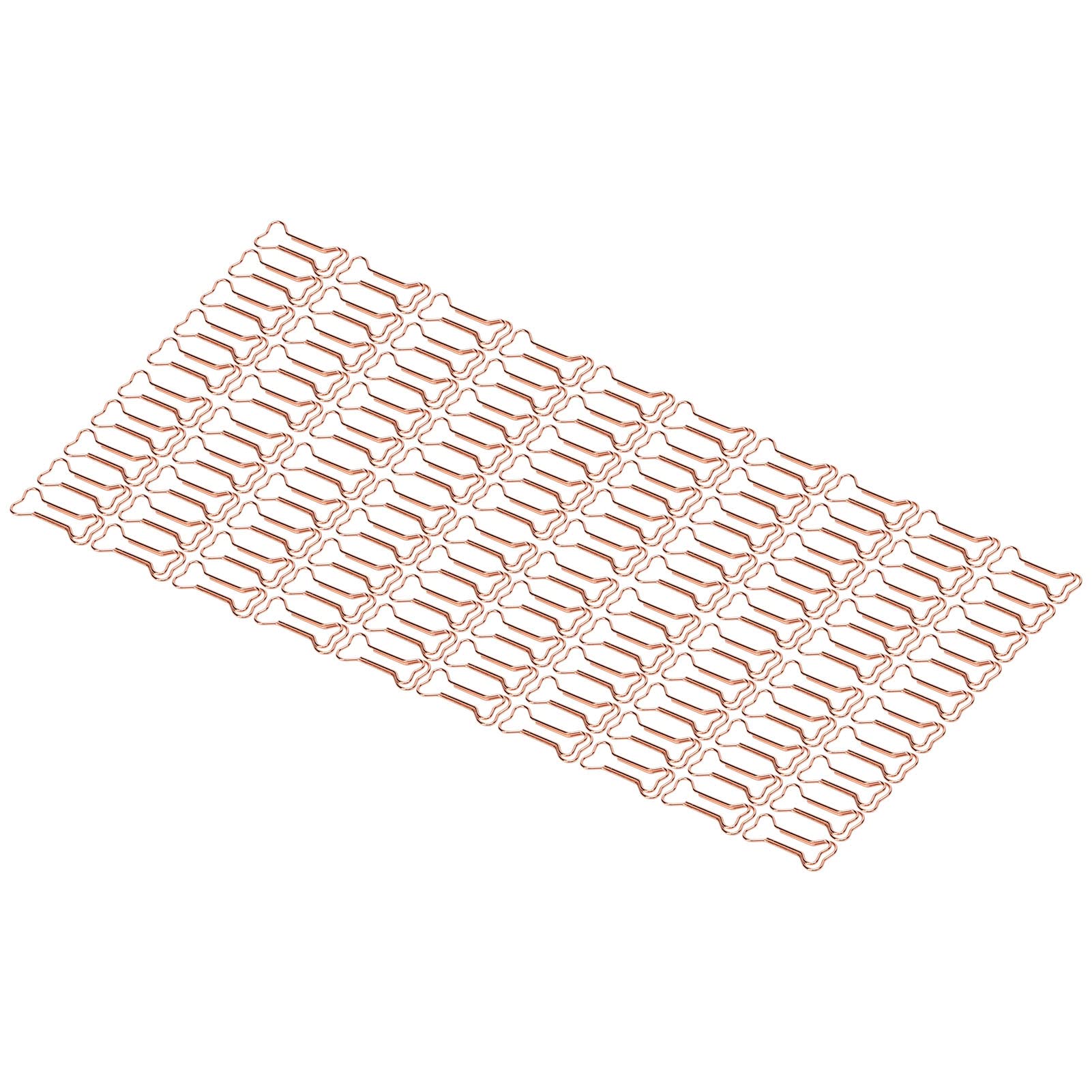Durable Shaped Paper Clips 100pcs - Office File Organizer for Documents