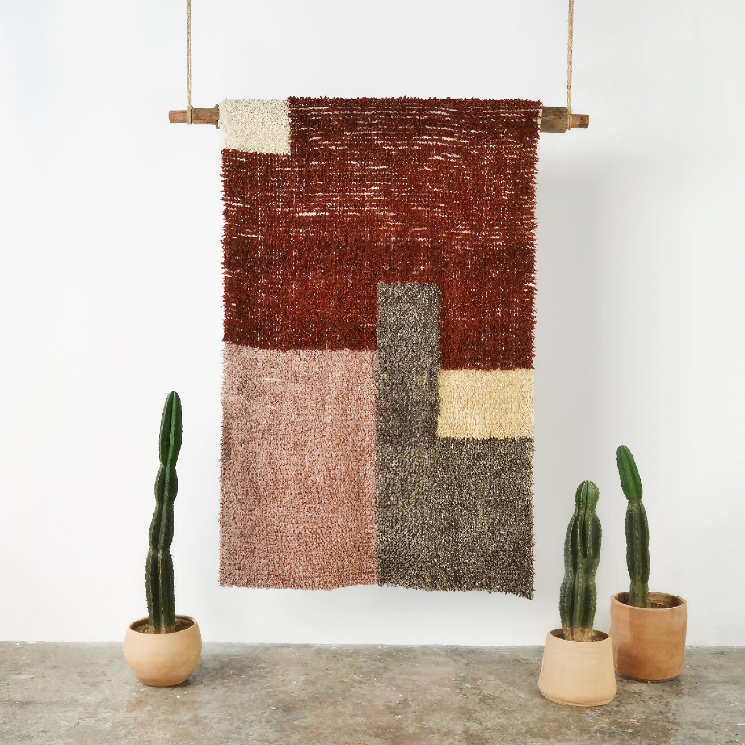 Hallie Wool Rug - Soft & Durable Handmade Area Rug for Living Room, Bedroom, or Nursery - Eco-Friendly Natural Fiber Floor Decor