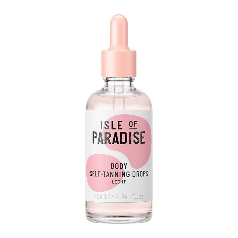 Isle of Paradise Self Tanning Body Drops - Natural Glow Tan Enhancer for Face & Body | Perfect for Pre-Vacation Prep & Everyday Radiance