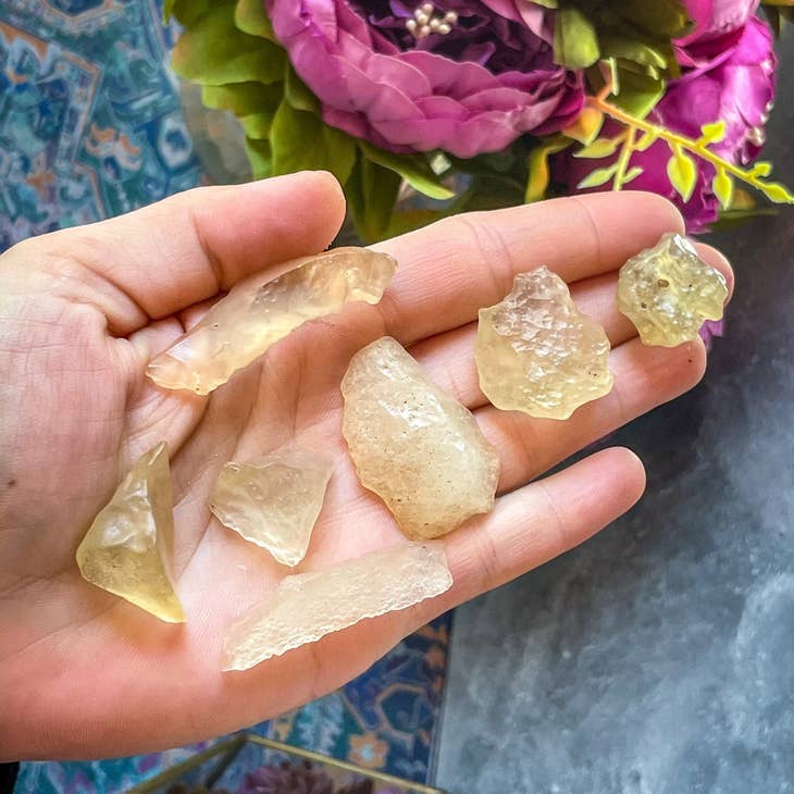 Authentic Libyan Desert Glass Pendant - Natural Tektite Jewelry for Healing & Protection | Perfect for Meditation, Energy Work & Spiritual Gifts