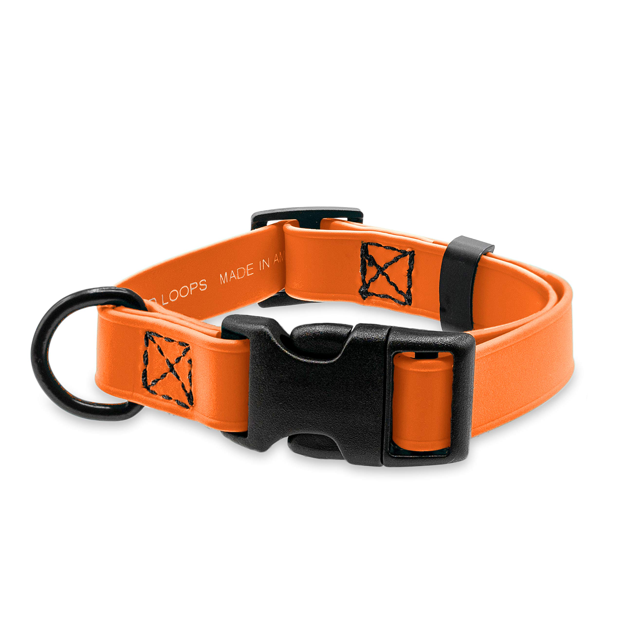 Waterproof & Easy-to-Clean Jelly Pet Collar - Stronger Than Leather - Made in USA - Small Size (3/4