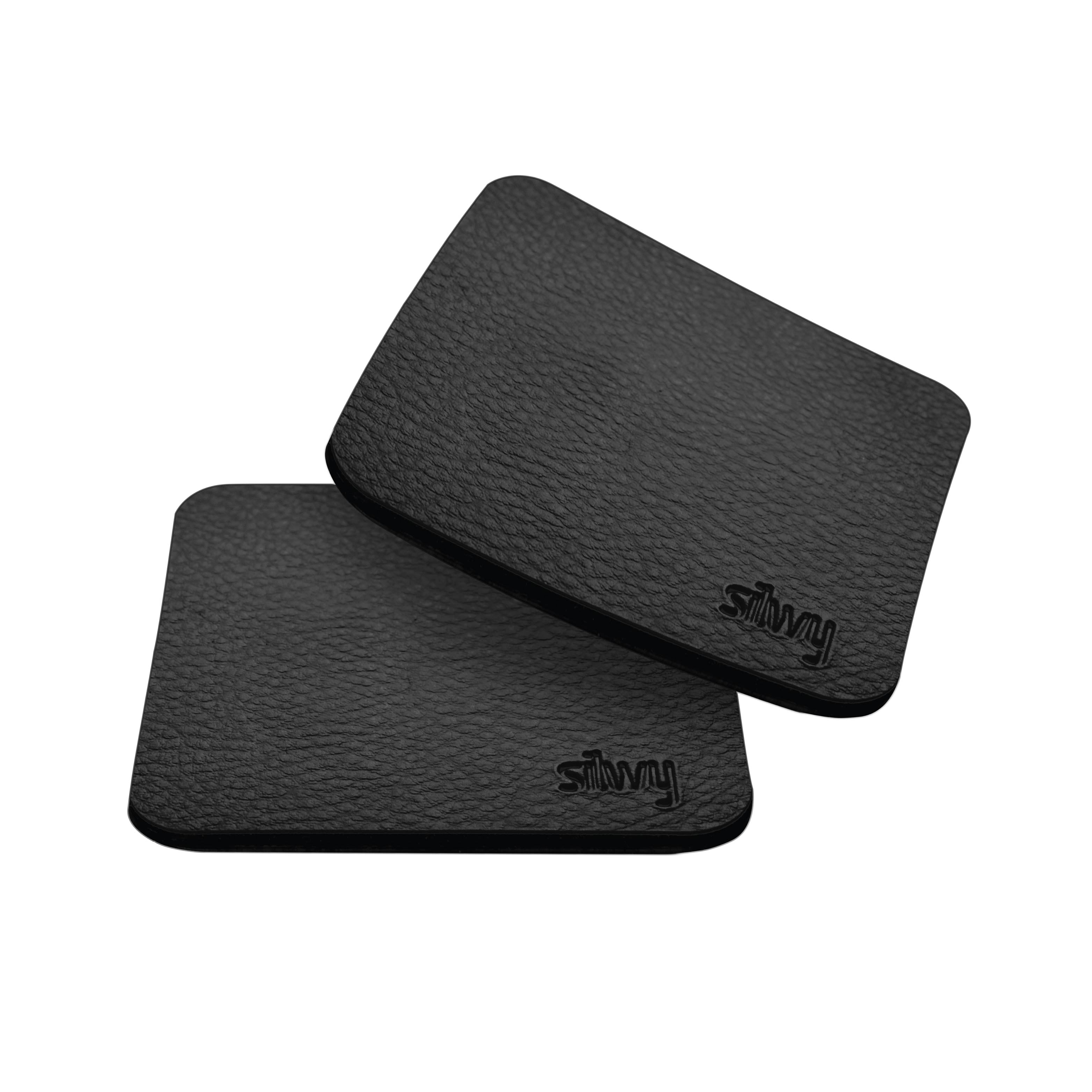 Premium Metal Nano Gel Pads - Black Square Adhesive Pads for Phone, Tablet & Electronics - Strong Hold for Home, Office & Car Use