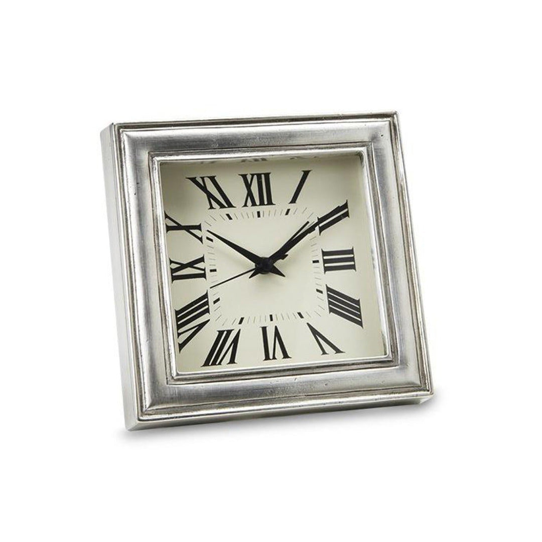 Square Digital Alarm Clock with Large LED Display - Easy to Read, Battery Operated, for Bedroom, Office, and Travel Use