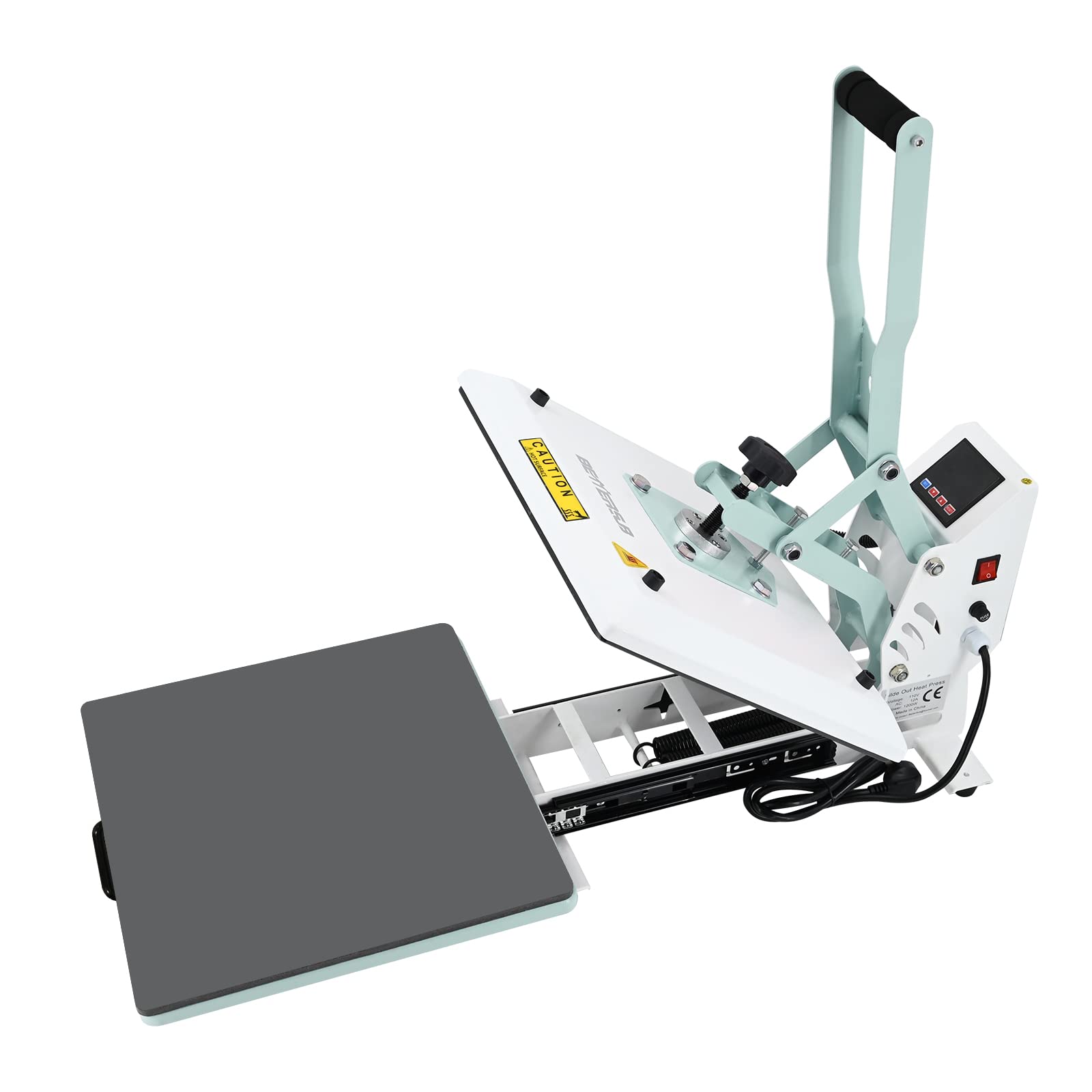 BetterSub 15x15 Inch Digital Heat Press Machine - Industrial Quality T-Shirt Heat Transfer Press with Slide Out Tray | Perfect for Custom T-Shirts, Hoodies, Mugs & DIY Craft Projects