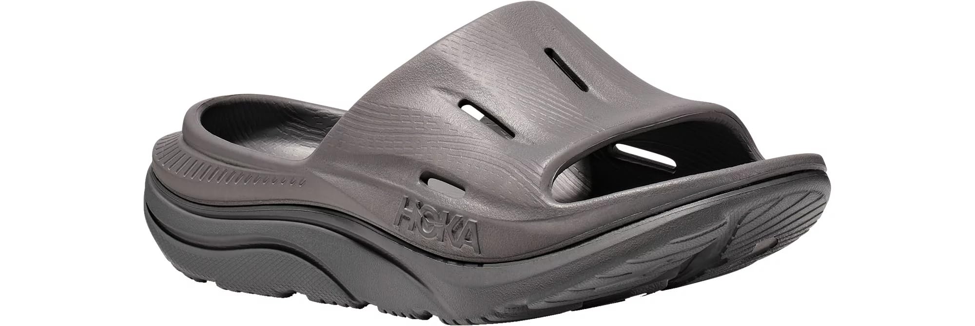 HOKA ONE ONE Ora 3 Recovery Slides for Men & Women - Comfortable Athletic Sandals for Joint Pain Relief, Plantar Fasciitis Support - Perfect for Post-Workout Recovery, Poolside Relaxation & Everyday Wear
