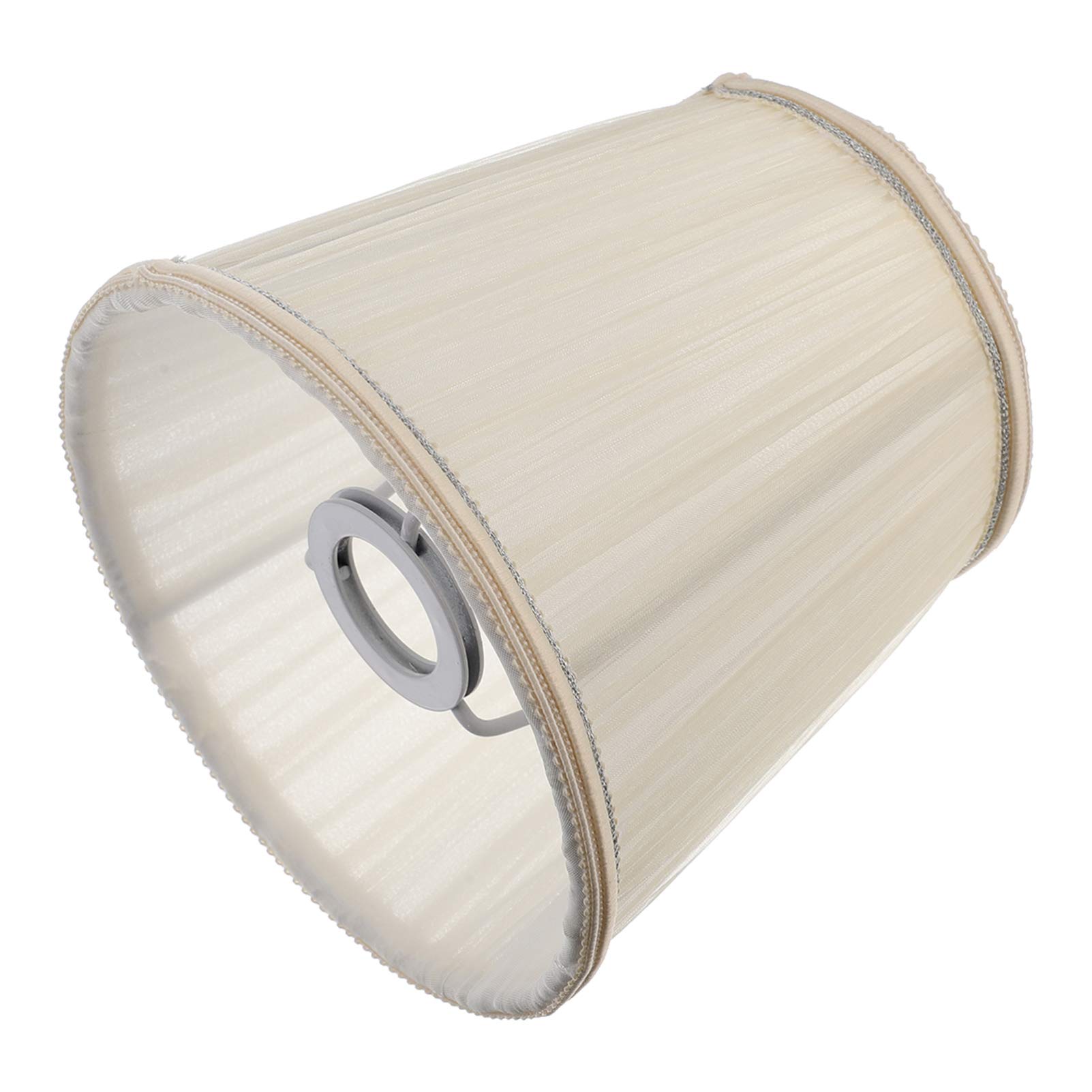Elegant Minkissy Clip-On Drum Lamp Shade - Small Chandelier & Table Lamp Cover - Fits Candelabra Bulbs - Perfect for Living Room, Bedroom, or Wall Lighting Decor