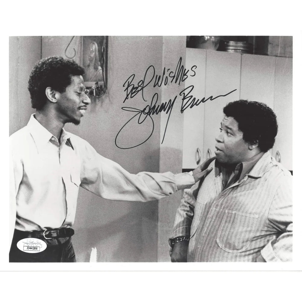 Johnny Brown Signed 8x10 Photo with JSA COA Autograph - Laugh-In Memorabilia for Collectors & Fans - Perfect for Display in Home, Office, or Man Cave