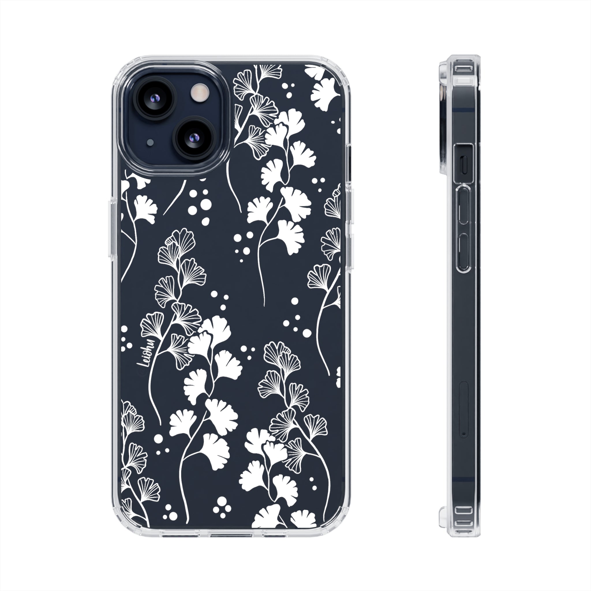 Groovy 'Iwa'iwa Clear Phone Case - Slim Protective Cover for iPhone & Samsung | Trendy Aesthetic Design for Everyday Use & Travel