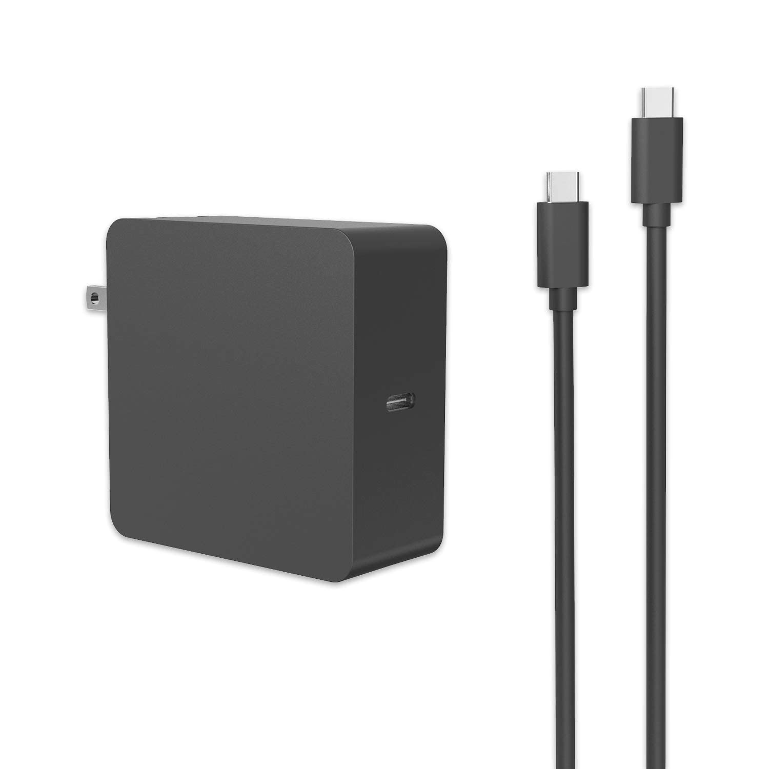 MiliPow 65W/45W USB-C Fast Wall Charger for Asus ZenBook Duo 14 UX482 Series | Compact Foldable Laptop Power Adapter with USB-C Cable | Perfect for Travel, Office & Home Use