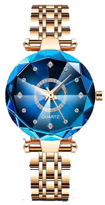 DEXEM Diamond Korean Series Analog Watch for Women - Elegant Diamond Design, Fashionable Gift for Her | Perfect for Daily Wear, Office, Parties, and Special Occasions