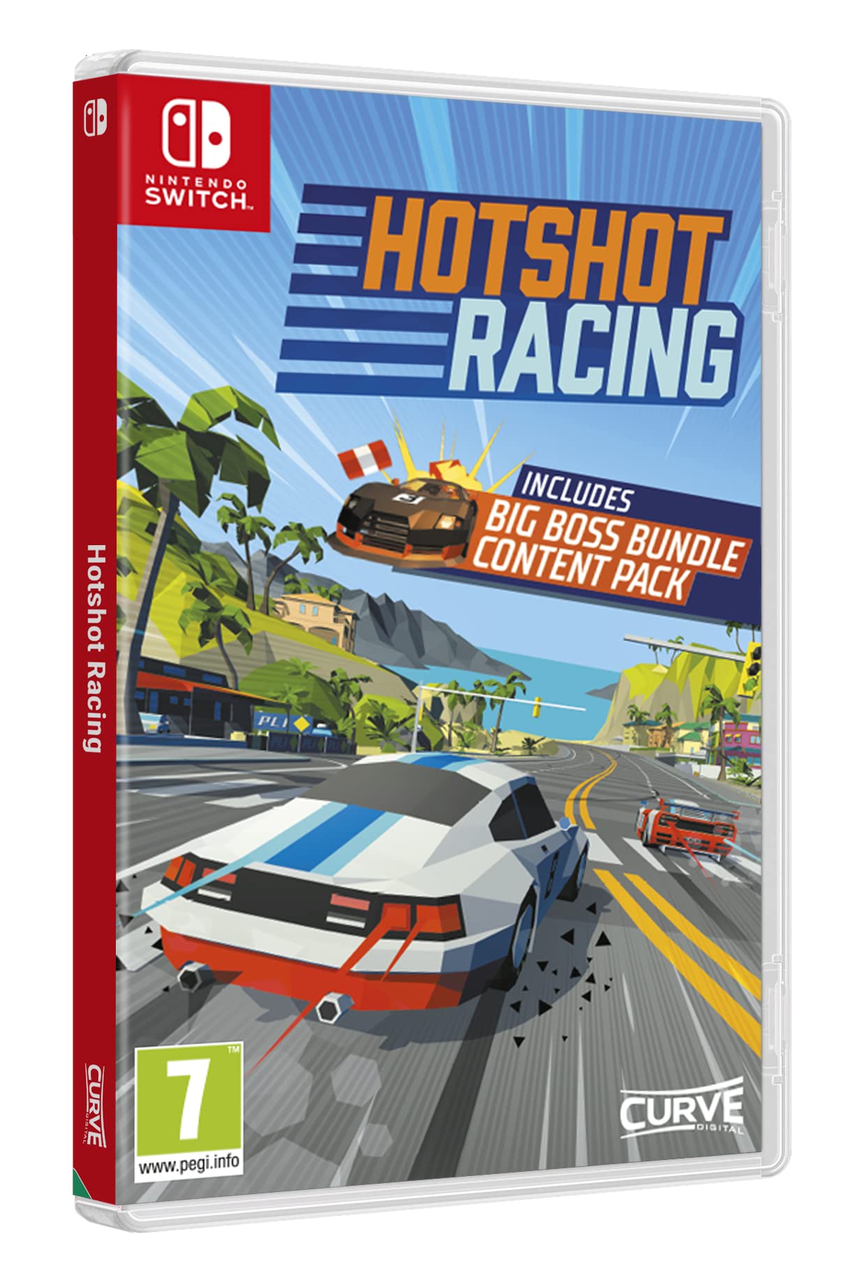 Hotshot Racing - Nintendo Switch Game - Fast-Paced Arcade Racing for All Ages - Perfect for Family Fun and Competitive Multiplayer Gaming