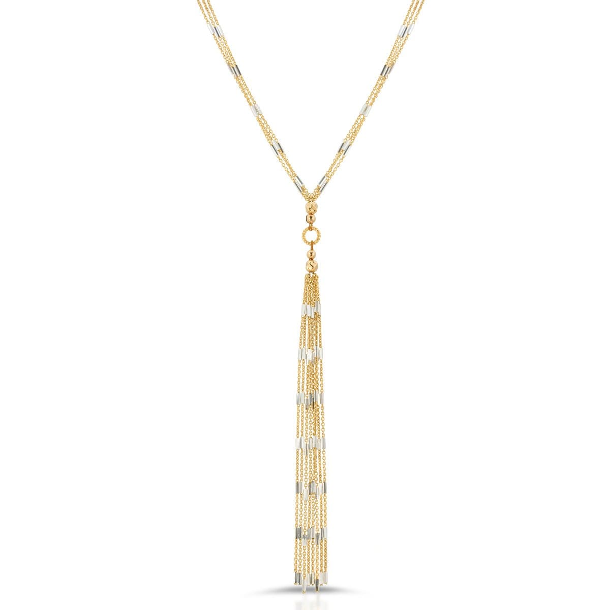Elegant Continuous Tassel Necklace for Women - Boho Chic Layering Jewelry - Perfect for Parties, Weddings & Everyday Wear