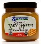 Organic Fair Trade Raw Honey by Wholesome Sweeteners - 18 Pack (16 Oz Each) | Pure, Unfiltered & Natural Sweetener for Tea, Baking, Smoothies & Healthy Recipes