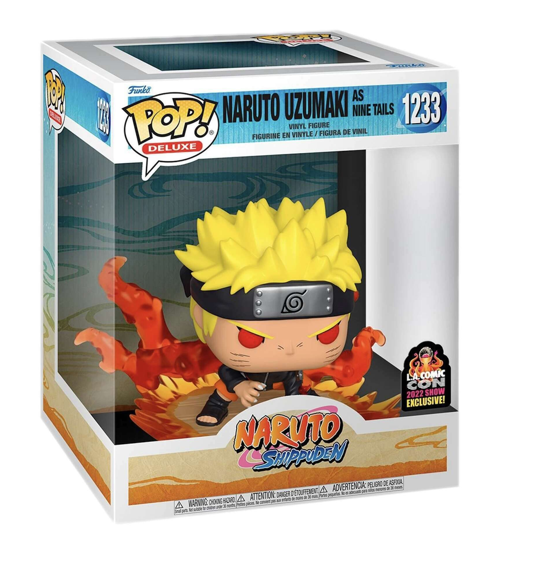 Naruto Shippuden Nine-Tails Kurama Mode Pop! Vinyl Figure - Funko Exclusive 2022 - Anime Collectible for Fans & Home Decor