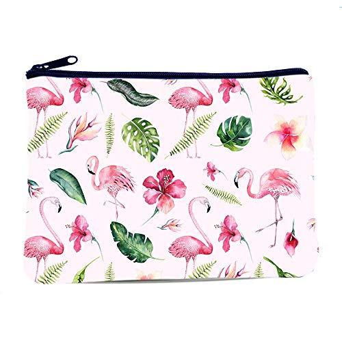 CAIWEI 3D Printed Travel Cosmetic Bag - Flamingo Design, Multi-Use Makeup Organizer for Women | Perfect for Travel, Gym & Daily Essentials Storage