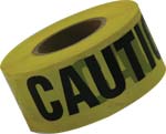 Caution Tape - Heavy Duty Safety Barrier Tape, Reflective & Durable for Construction Sites, Crime Scenes & Hazard Areas | 1000ft Roll, Bright Yellow with Black Text