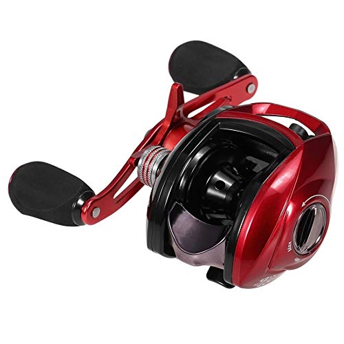 Ultralight Baitcasting Fishing Reel - High Speed Gear Ratio with Ball Bearings for Carp & Bass Fishing | Spinning & Casting Reel for Freshwater & Saltwater Anglers
