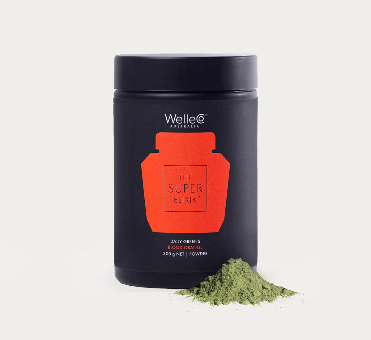 Super Elixir Greens Blood Orange Powder - Organic Superfood Supplement for Detox & Energy Boost - Perfect for Smoothies, Juices & Daily Wellness Routine