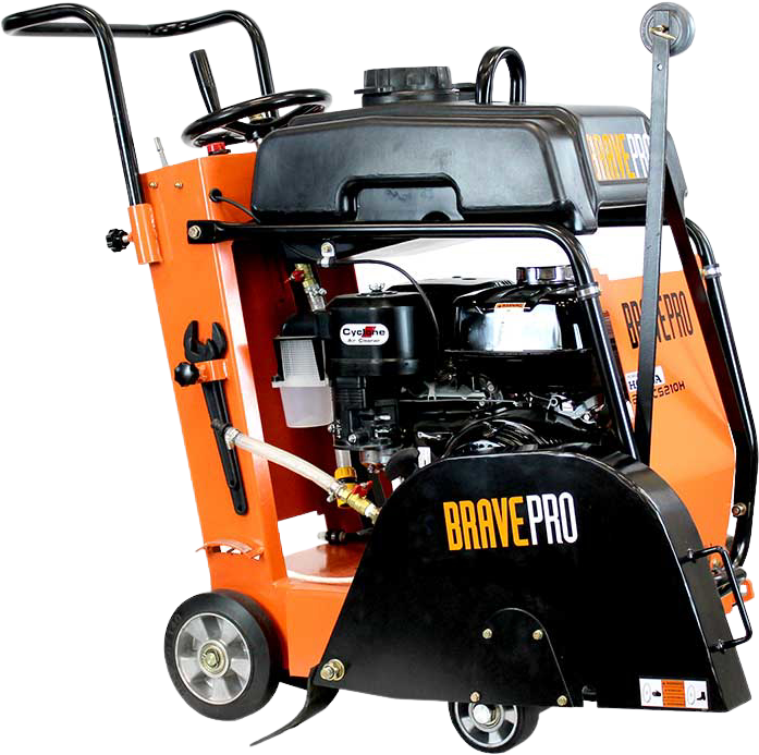 Brave BRPCS210H 14-20 Inch Concrete Floor Saw with Honda GX390 Engine - Heavy Duty Cutting for Construction, Road Repair & Demolition Projects
