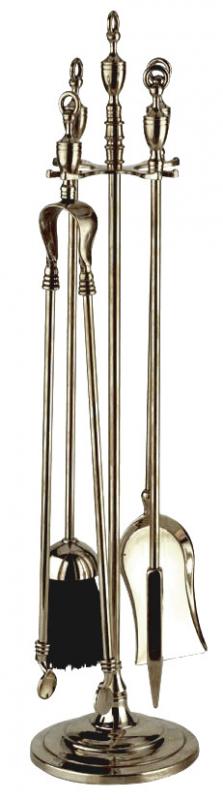 Eldgaffelset Silver Linnéstaden - Premium Silver-Plated Fireplace Set for Home Decor & Fireplace Maintenance - Perfect for Fireplace Accessories, Gifts, and Cozy Living Room Ambiance