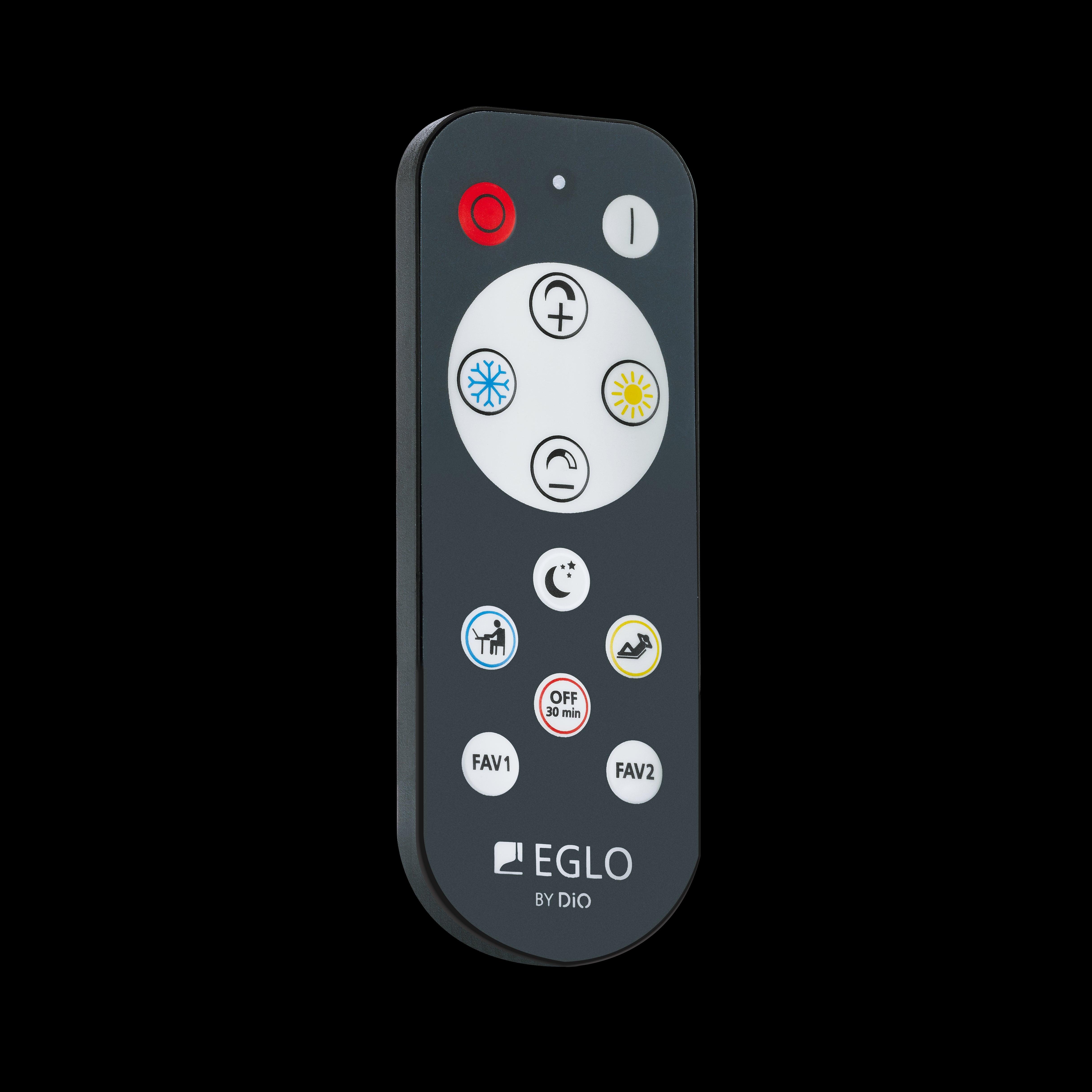 Eglo Smart LED Light Bulb with Remote Control - Dimmable, Energy Efficient, Compatible with Alexa & Google Home - Perfect for Bedroom, Living Room, and Home Decor