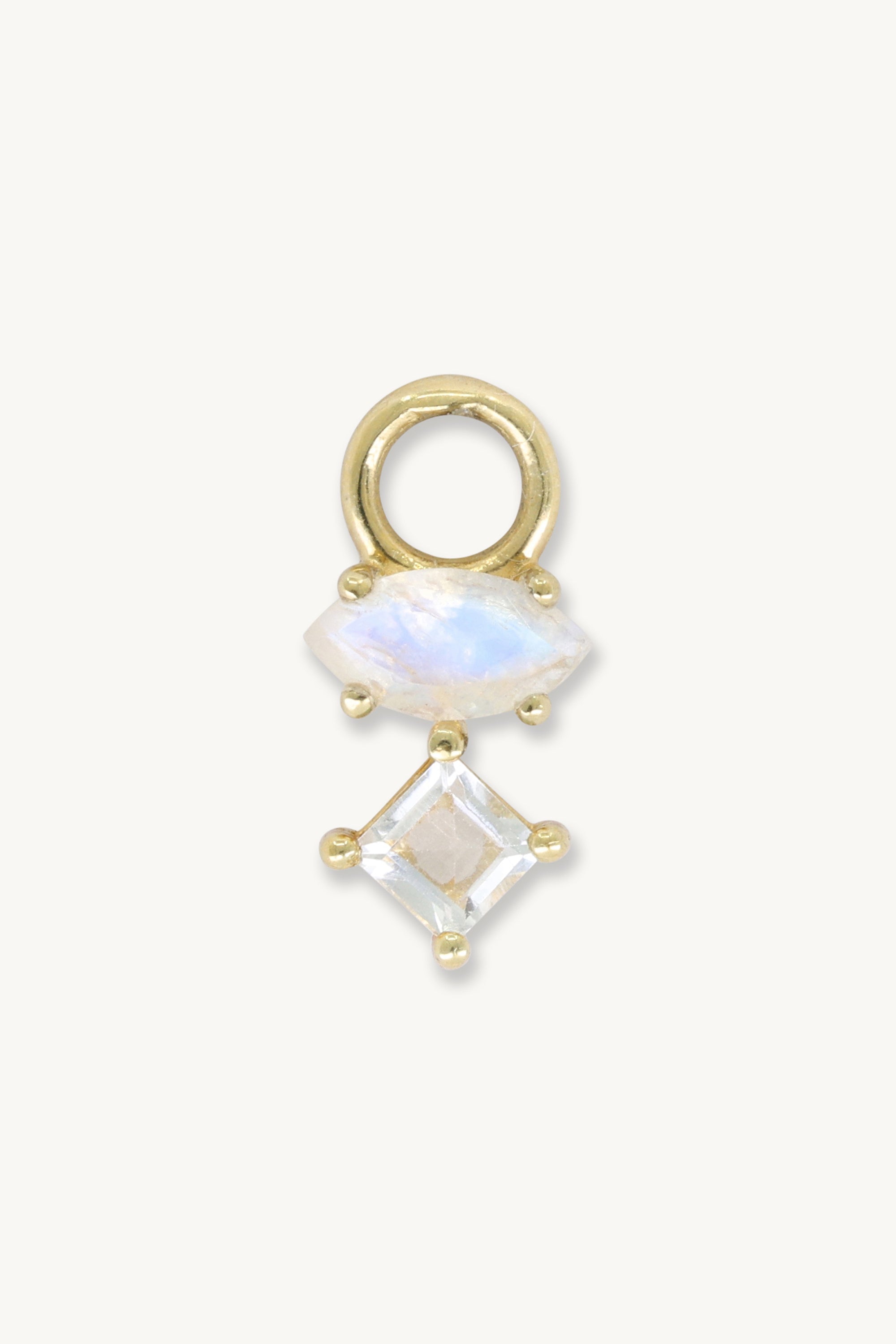 Astrid Marquise Moonstone Gold Charm Pendant Necklace - Elegant Jewelry for Women, Perfect Gift for Birthday, Anniversary & Special Occasions