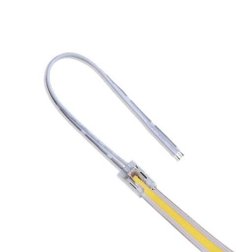 24V COB LED Strip Solderless Connector (8mm) - Waterproof LED Light Strip Accessories for Home, Kitchen, Cabinet, and RV Lighting