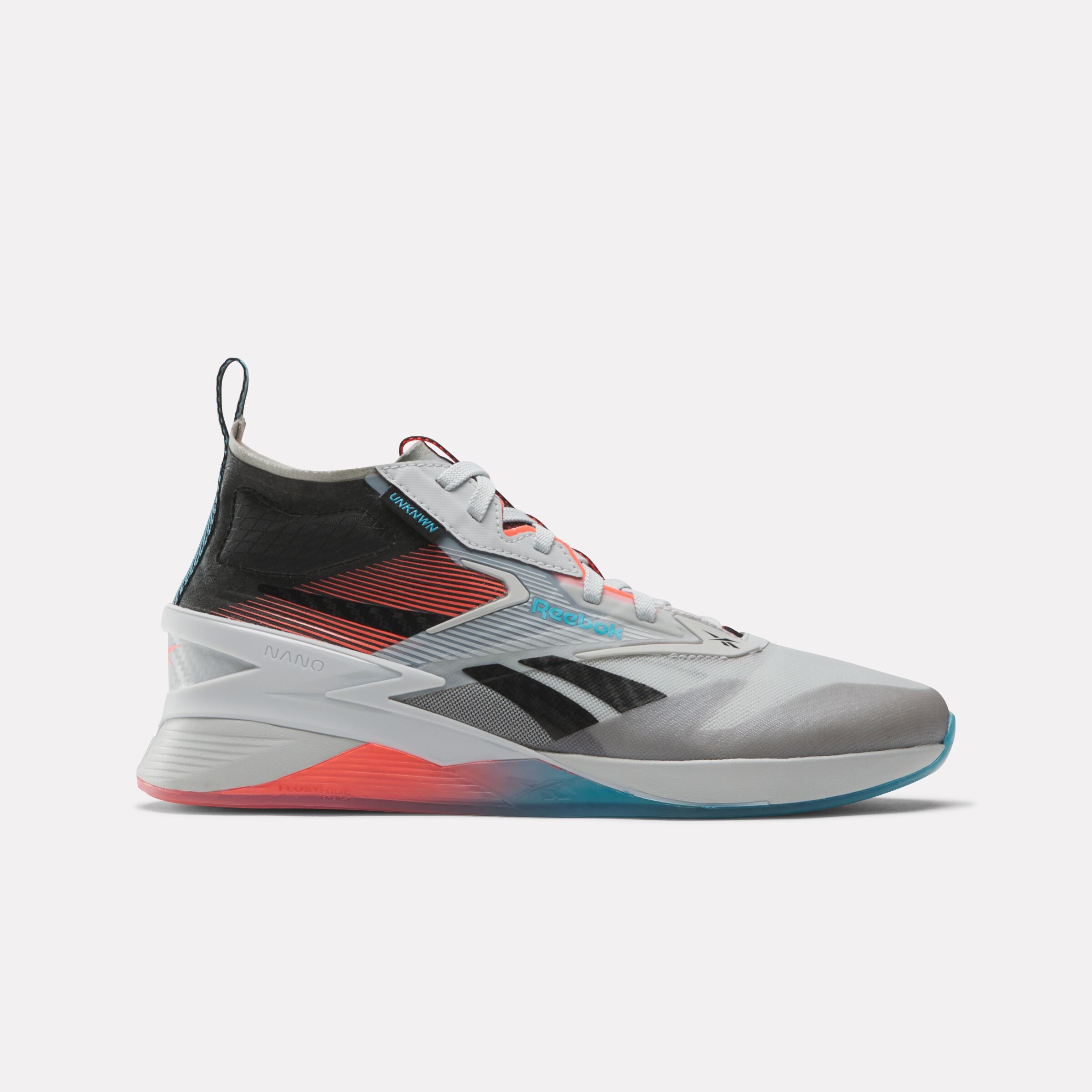 Nano Unknwn Pure Grey 2 Black Orange Flare Sneakers - Stylish Comfortable Running Shoes for Men & Women | Perfect for Gym, Workout & Casual Wear