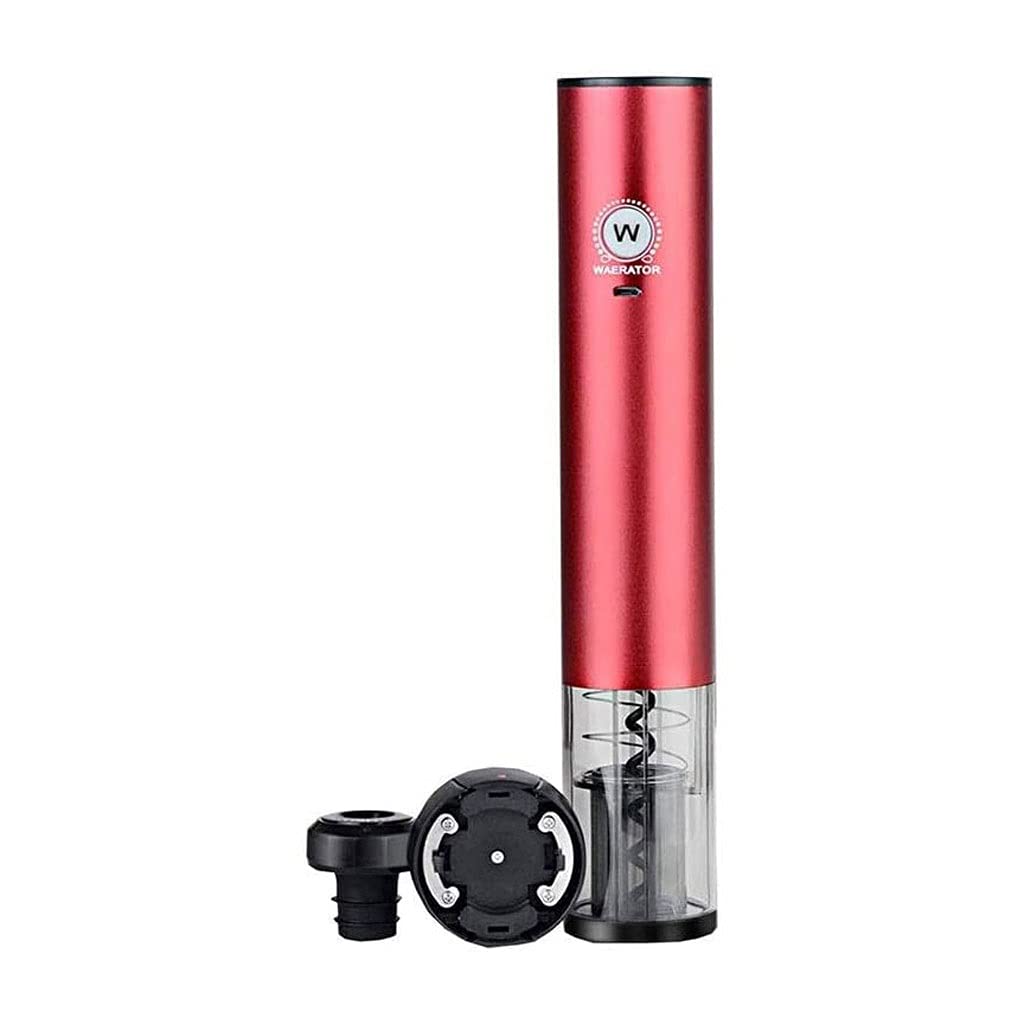 Electric Wine Opener - Automatic Cordless Corkscrew with Foil Cutter & Rechargeable Battery | Stainless Steel Professional Bottle Opener Set | Perfect for Home, Parties & Wine Tasting Events