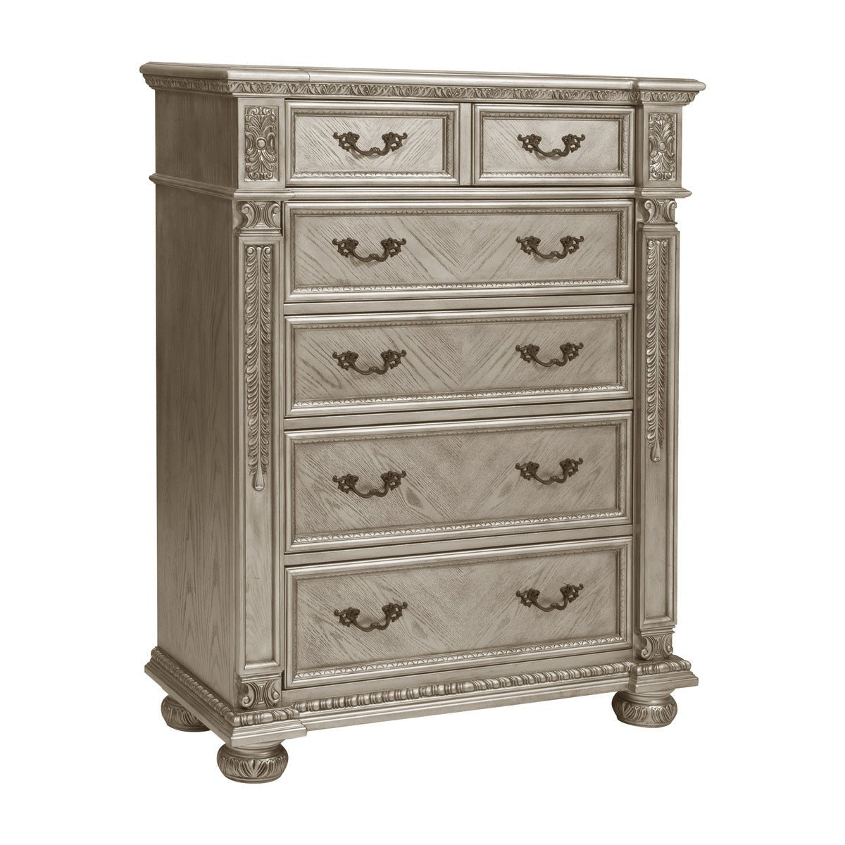 Catalonia Platinum Gold Chest Jewelry Box - Elegant Storage for Necklaces, Rings & Bracelets | Perfect for Home Decor, Gifts & Travel