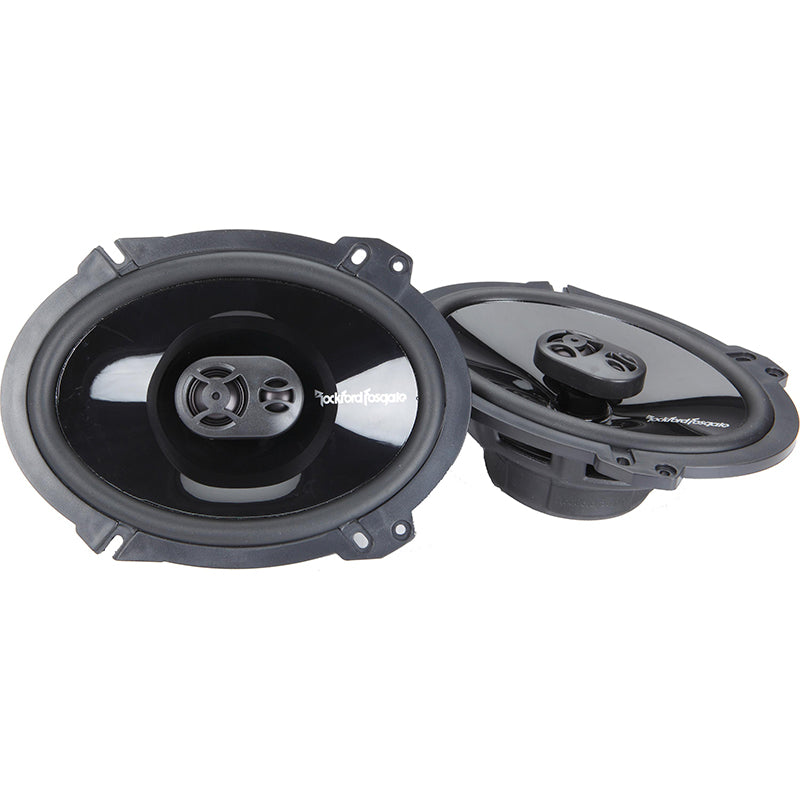 Rockford Fosgate Punch P1683 6x8 Inch 3-Way Full-Range Car Speakers - High-Performance Audio for Cars, Trucks & SUVs - Perfect for Upgrading Factory Sound System