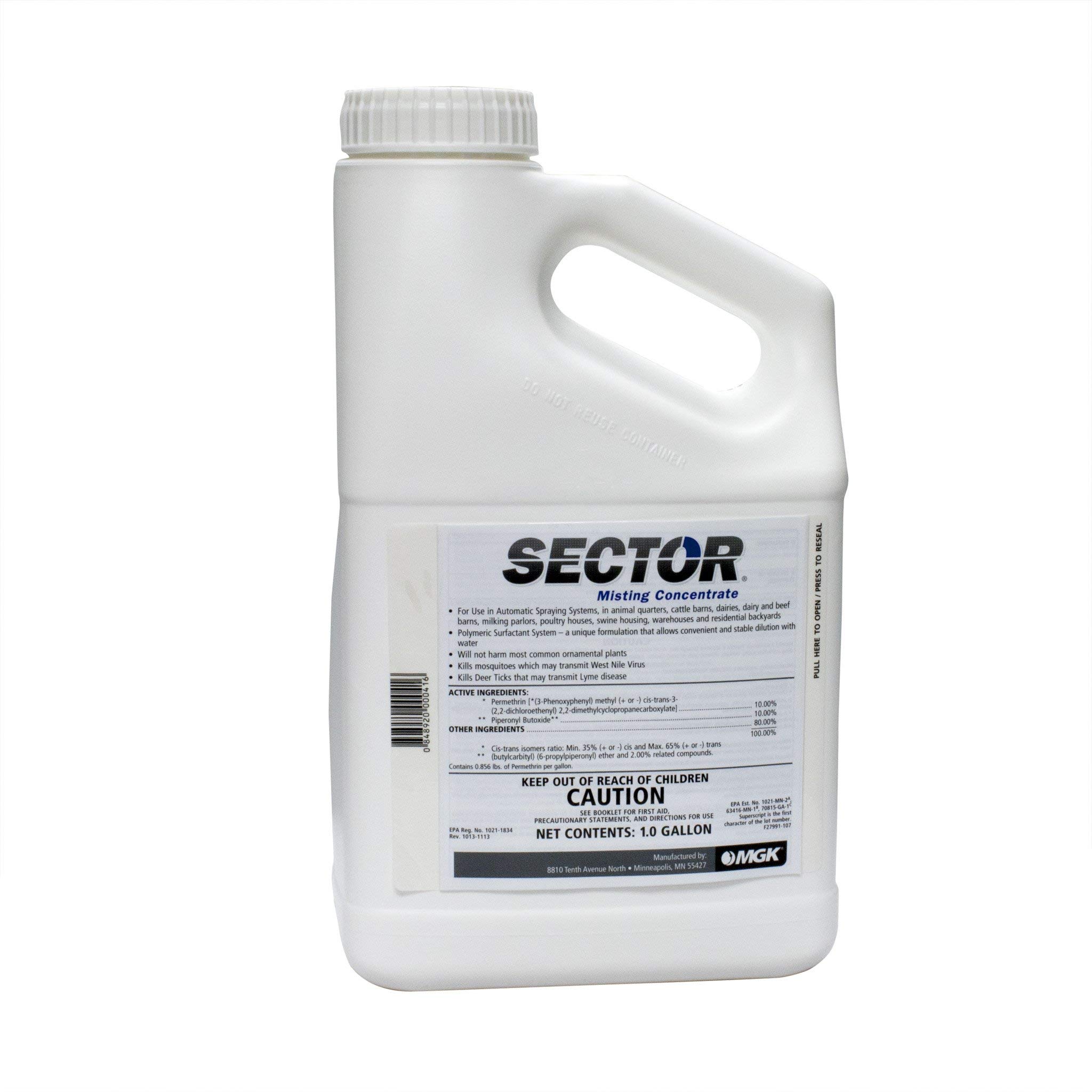 Sector Mosquito Misting System Refill - 1 Gallon Concentrate for Outdoor Pest Control | Patio, Garden & Backyard Protection