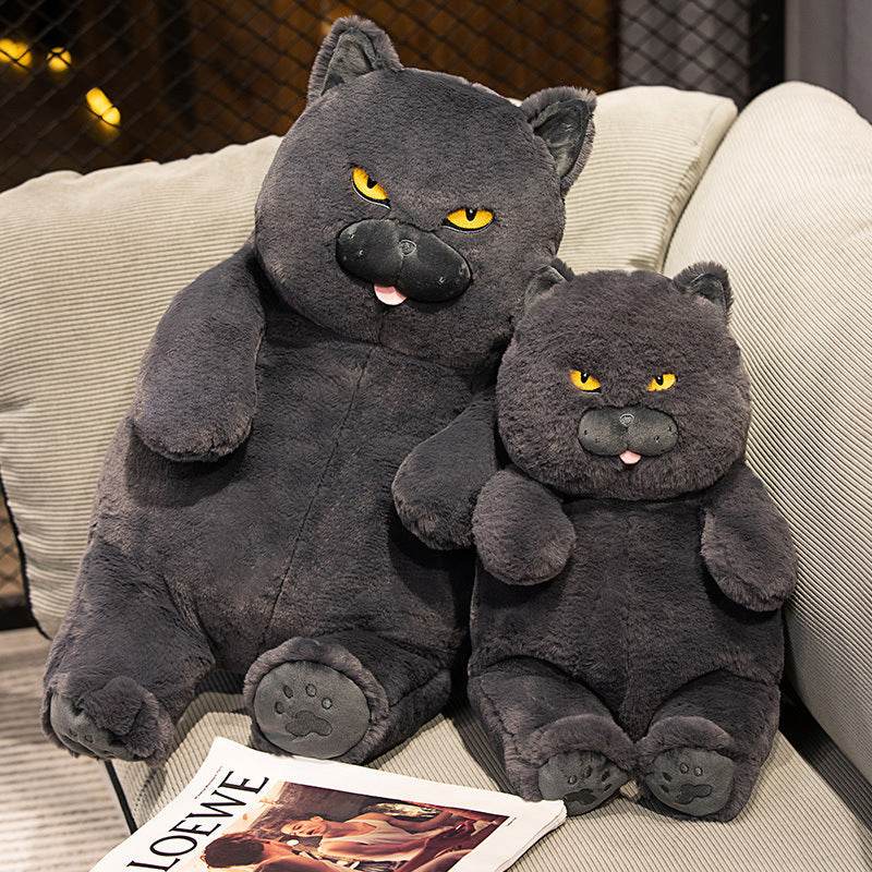 Giant Mad Cat Plush Toy - Angry Cat Stuffed Animal for Stress Relief & Home Decor | Perfect for Gifts, Kids Room, and Office Desk