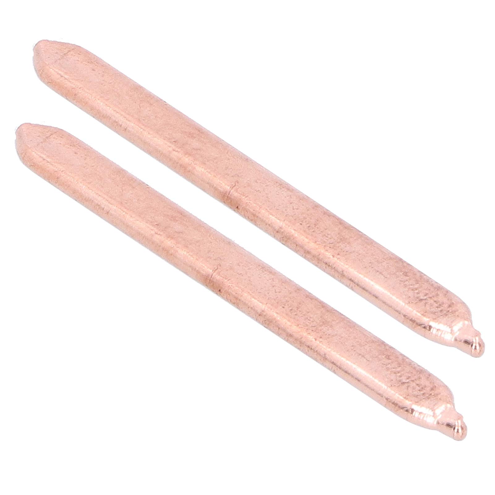 2PCS 80MM High Efficiency Brass Heat Pipe - Thermal Conductive Cooling Tube for DIY Laptop/Notebook CPU GPU Heatsink - Perfect for PC Repair, Gaming Laptop Cooling & Electronics Heat Dissipation