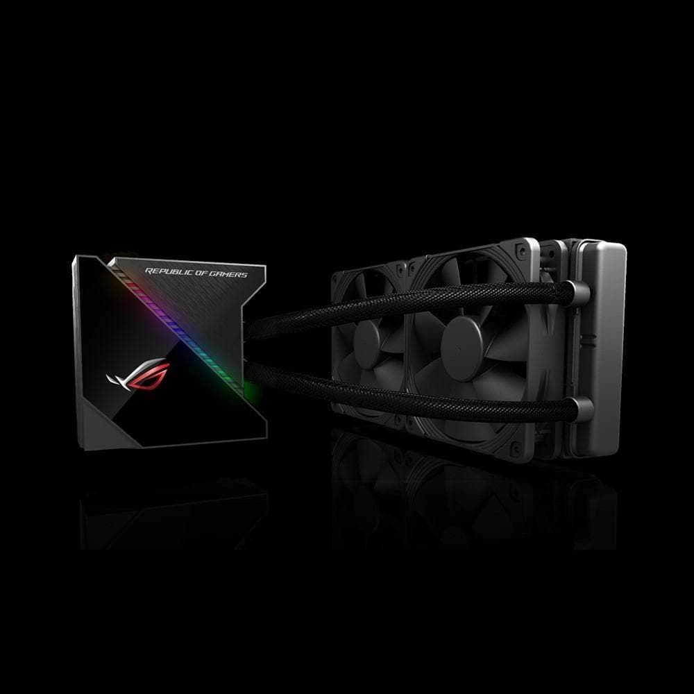 ASUS ROG Ryujin 240 OLED AIO Liquid CPU Cooler - 240mm RGB Radiator with OLED Display, 3-Year Warranty - Perfect for Gaming PCs and High-Performance Workstations