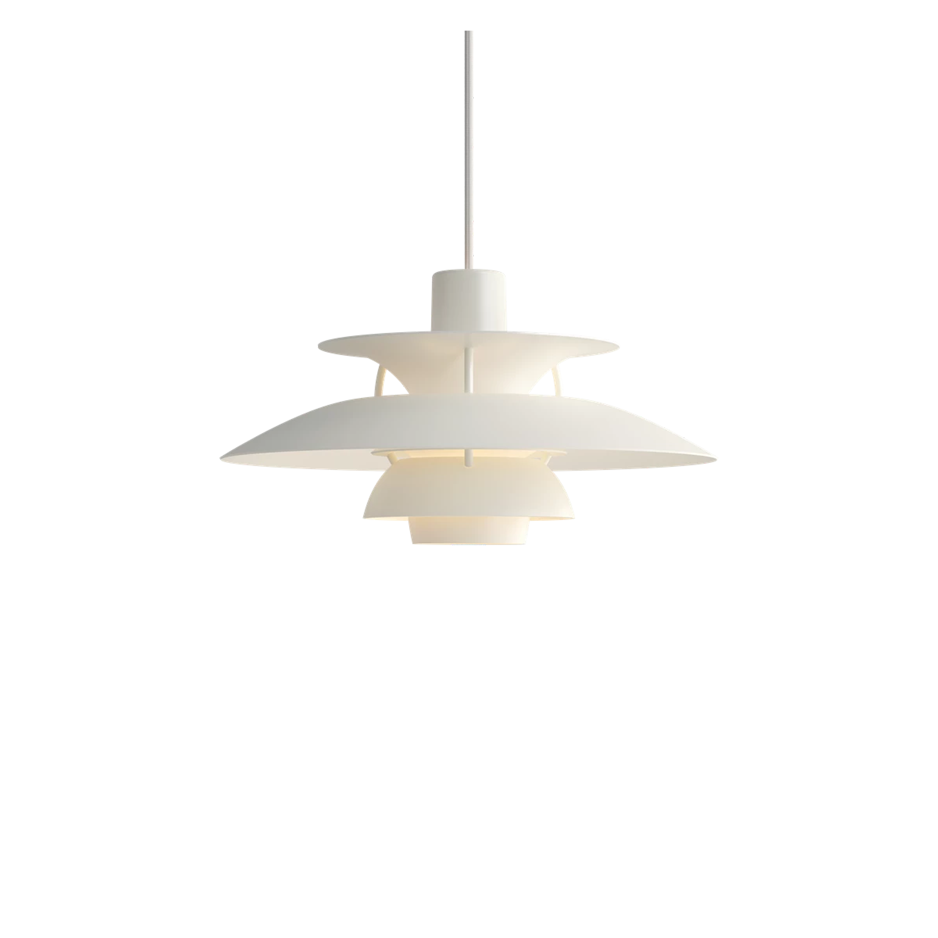 PH 5 Mini Pendant Lamp - Modern Scandinavian Lighting Fixture for Dining Room, Kitchen Island & Bedroom Decor - Dimmable LED Hanging Light