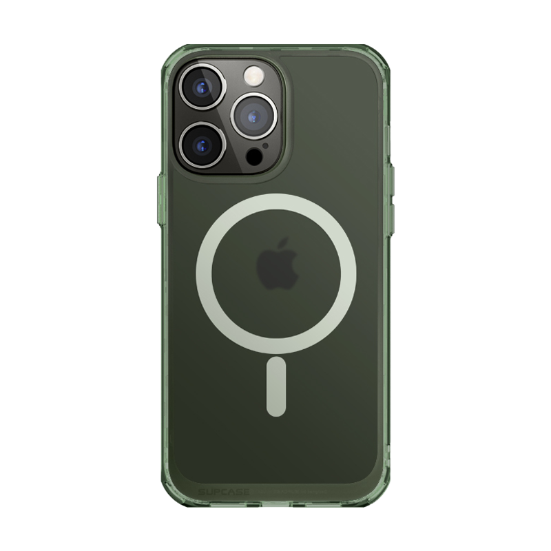 iPhone 14 Pro Max Case 6.7 Inch - Unicorn Beetle MAG Slim Clear Protective Cover with MagSafe Compatible in Green Fog | Perfect for Everyday Use, Travel & Wireless Charging