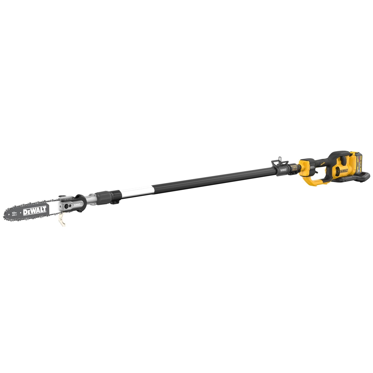 DEWALT 60V MAX Cordless Telescoping Pole Saw Kit with Battery and Charger - DCPS671X1 - Perfect for Tree Trimming, Landscaping, and Outdoor Yard Maintenance