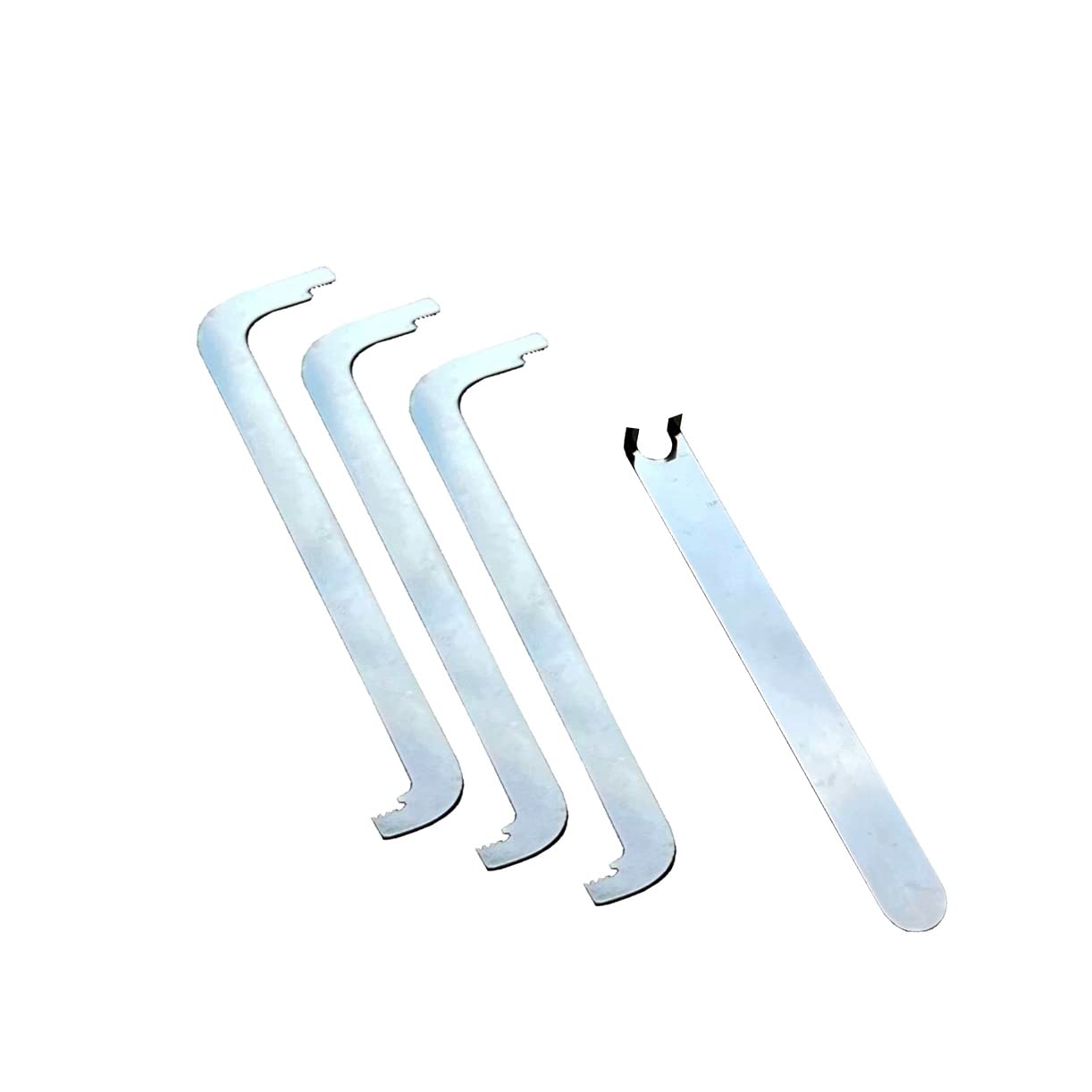 Stainless Steel Z-Shaped Wrench Set - 6-Piece Hand Tool Kit for Tightening Screws & Nuts | Perfect for Automotive Repair, Plumbing & DIY Home Projects